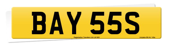 Registration number BAY 55S